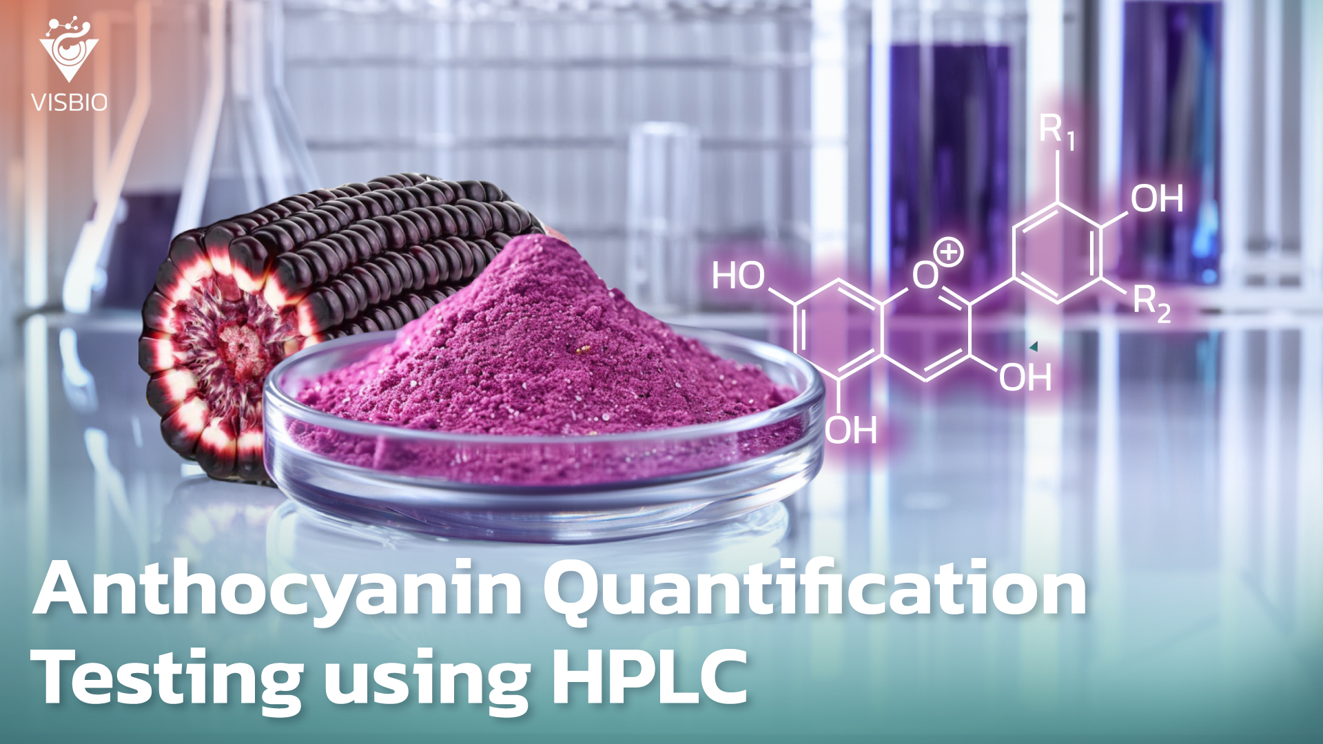 บริการทดสอบปริมาณ สารแอนโทไซยานิน(Anthocyanin) ด้วยHPLC