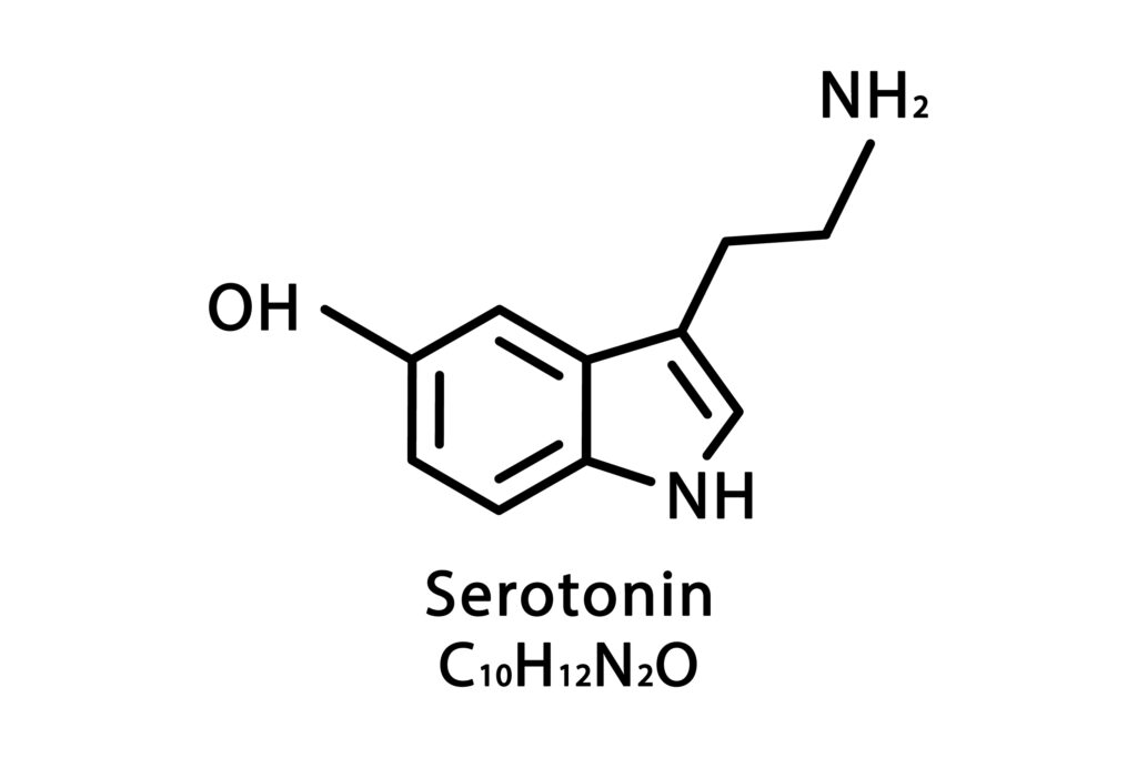 Serotonin Molecular Structure