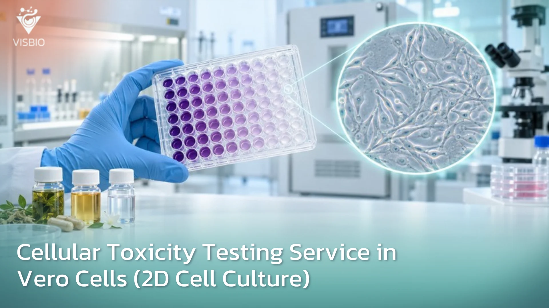 บริการทดสอบความเป็นพิษระดับเซลล์ (Toxicity in cell) ของผลิตภัณฑ์