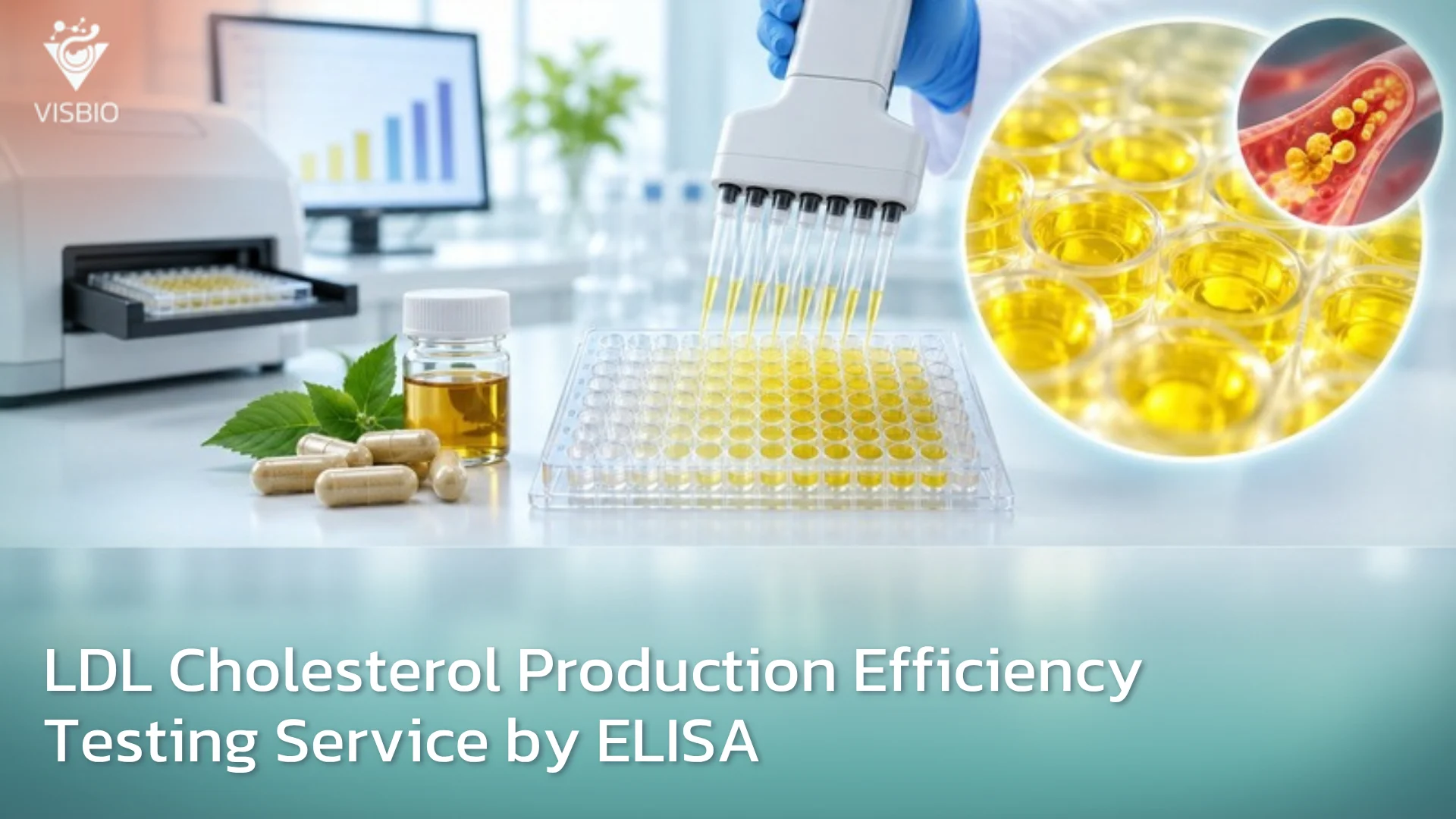 บริการทดสอบประสิทธิภาพการผลิตคอเลสเตอรอล Cholesterol-LDL