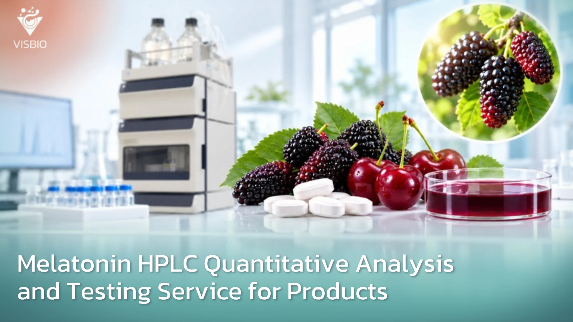 บริการวิเคราะห์ทดสอบปริมาณ สารเมลาโทนิน Melatonin by HPLC