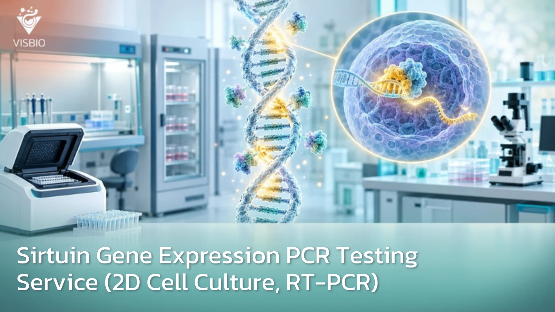 บริการทดสอบประสิทธิภาพการสร้าง ยีนเซอร์ทูอิน (sirtuin gene) ด้วย PCR