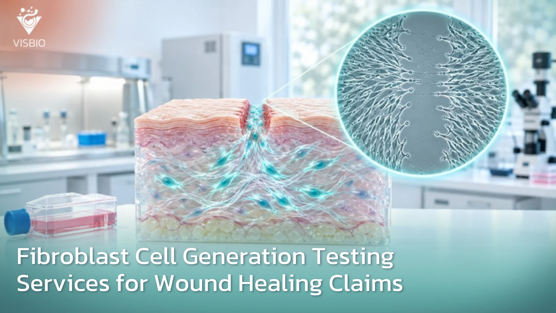 บริการทดสอบประสิทธิภาพ Wound Healing หรือการสร้างเซลล์ Fibroblast