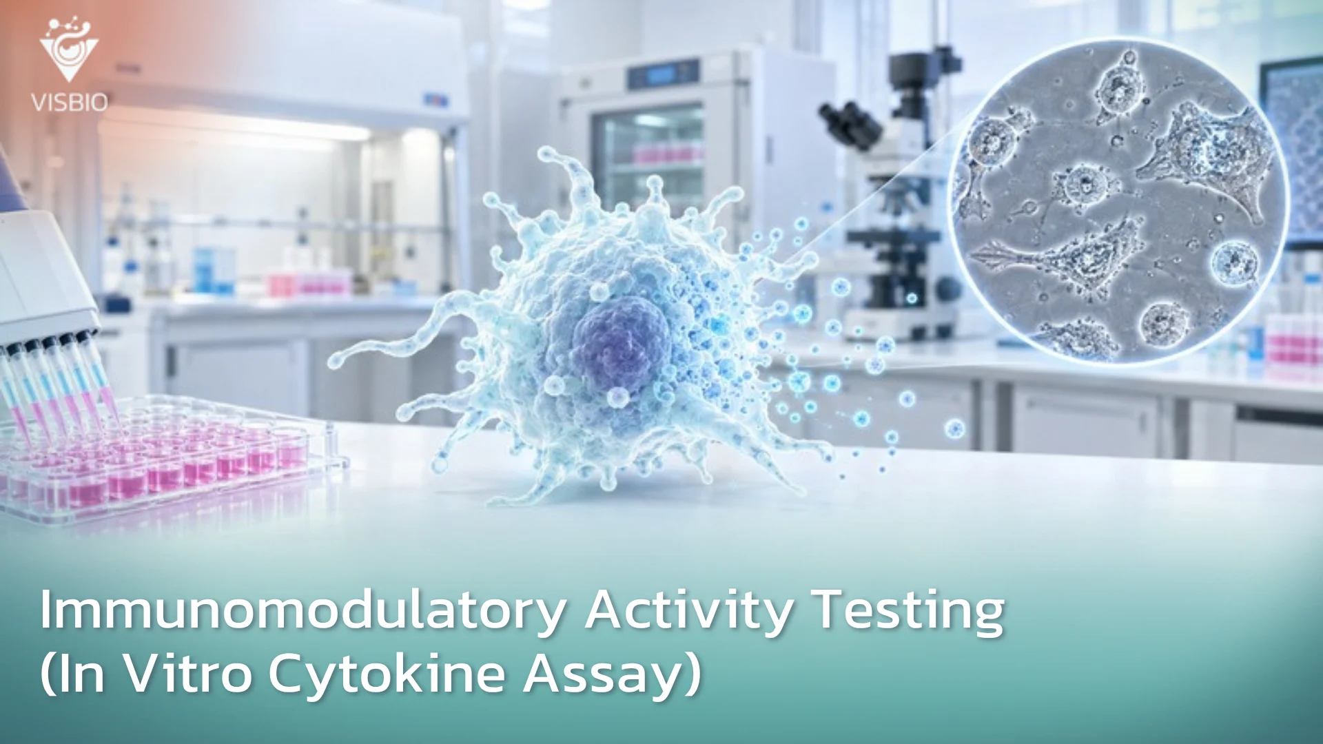 บริการทดสอบฤทธิ์การเสริมภูมิ Immunomodulation