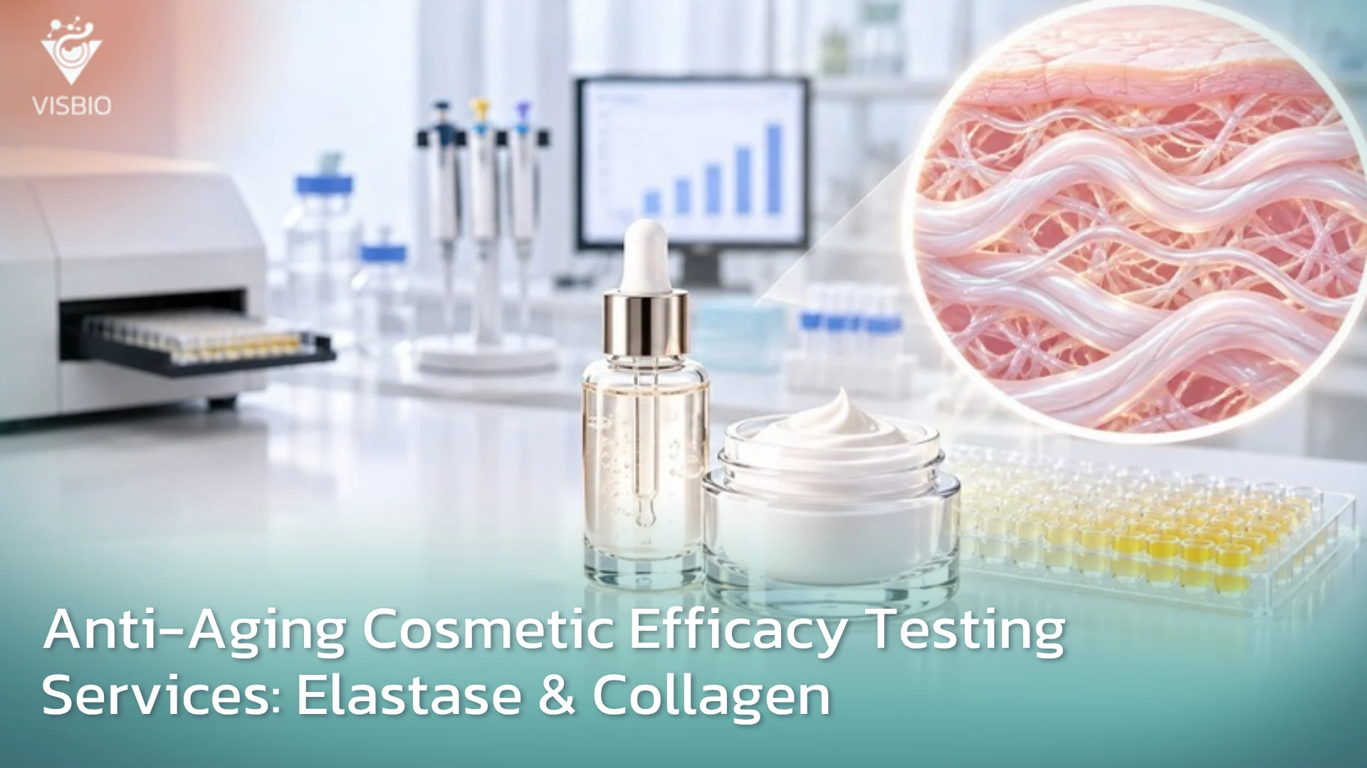 บริการทดสอบประสิทธิภาพผลิตภัณฑ์เครื่องสำอางลดริ้วรอย (Anti-Aging)