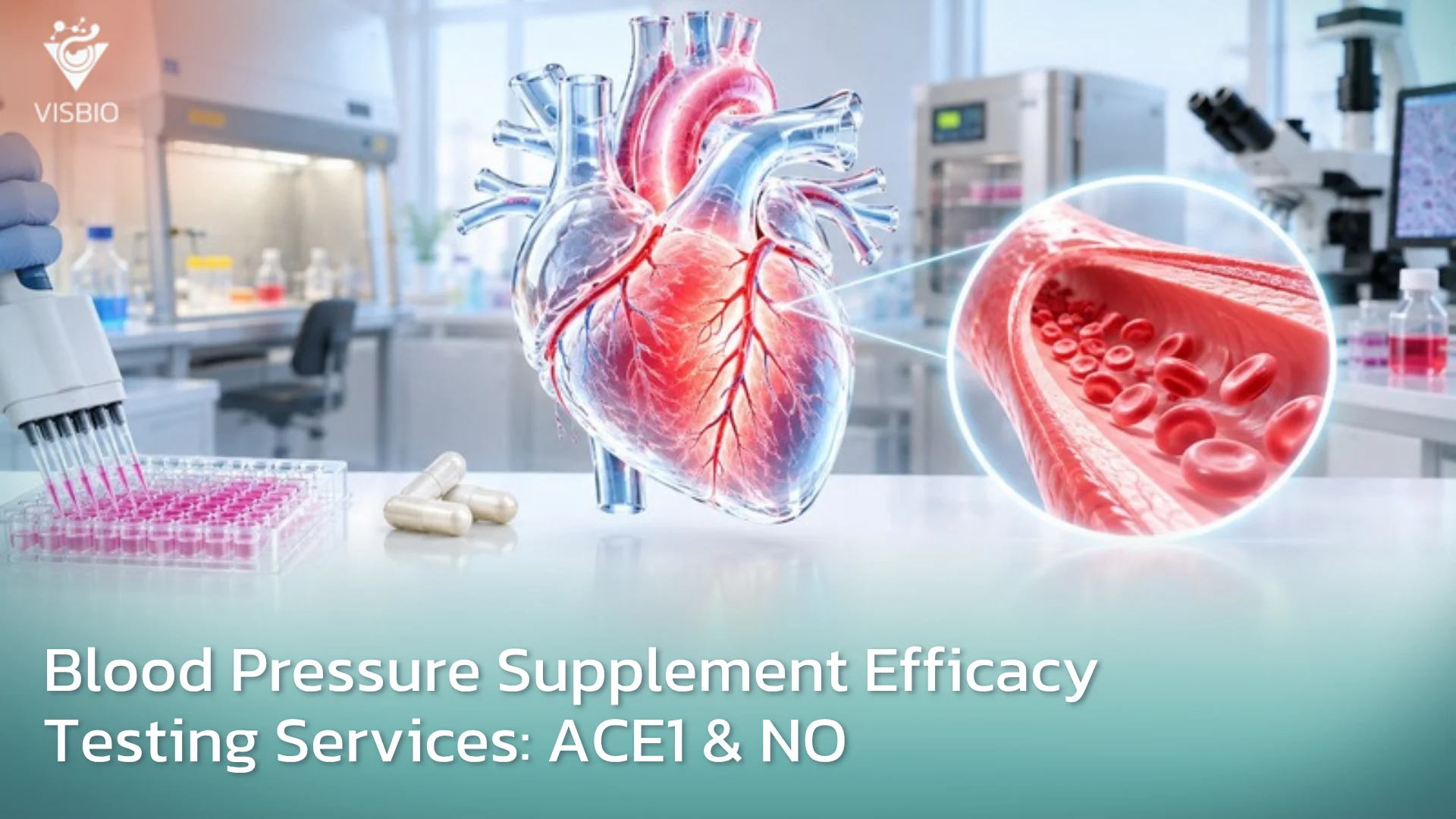 บริการทดสอบประสิทธิภาพผลิตภัณฑ์เสริมอาหารควบคุมความดันโลหิต Cardiovascular Support Supplement