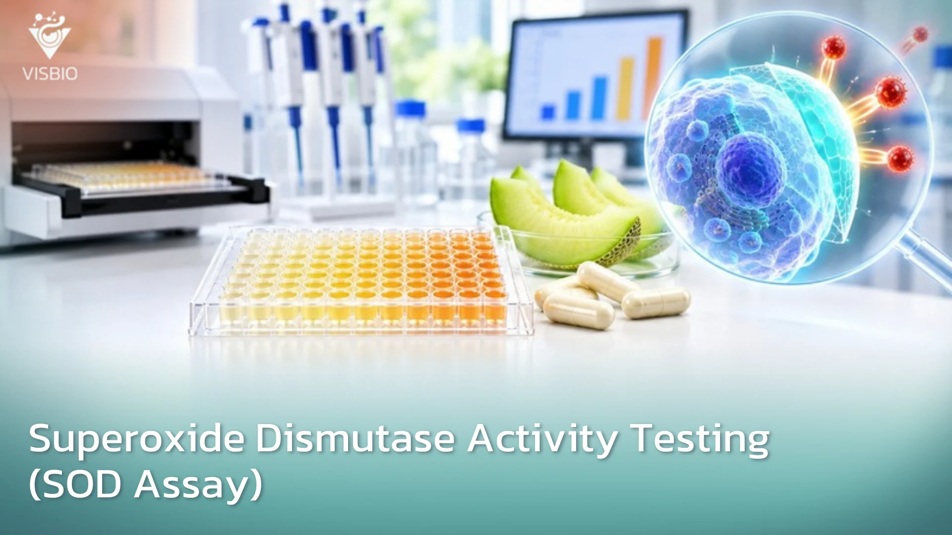 บริการทดสอบปริมาณ Superoxide dismutase (SOD)
