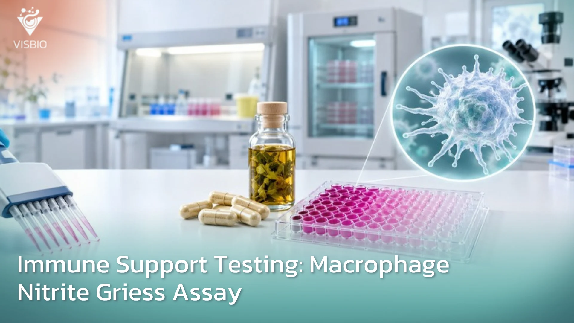 บริการทดสอบฤทธิ์เสริมภูมิคุ้มกัน Immune support