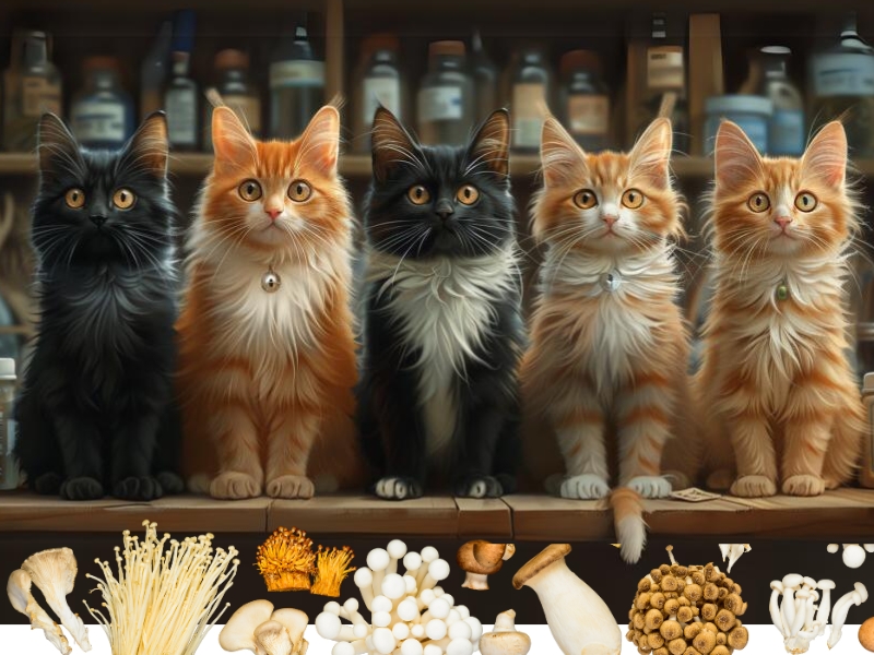 Harnessing the Power of Medicinal Mushrooms to Combat Feline Immunodeficiency Virus (FIV)