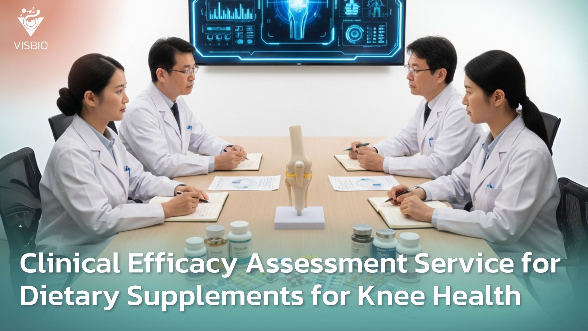 บริการประเมินประสิทธิภาพทางคลินิก (Clinical Trial Knee) สำหรับผลิตภัณฑ์เสริมอาหารด้านสุขภาพข้อเข่า
