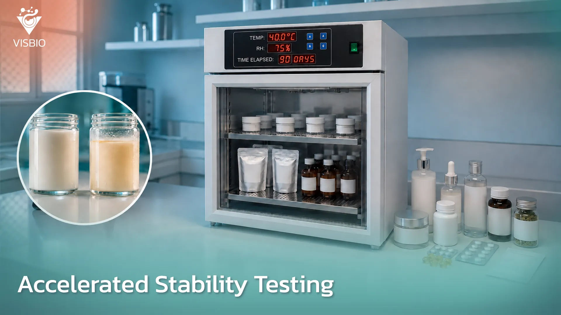 Accelerated Stability Test Service to Estimate the Shelf Life of Cosmetics, Dietary Supplements and Herbal Products
