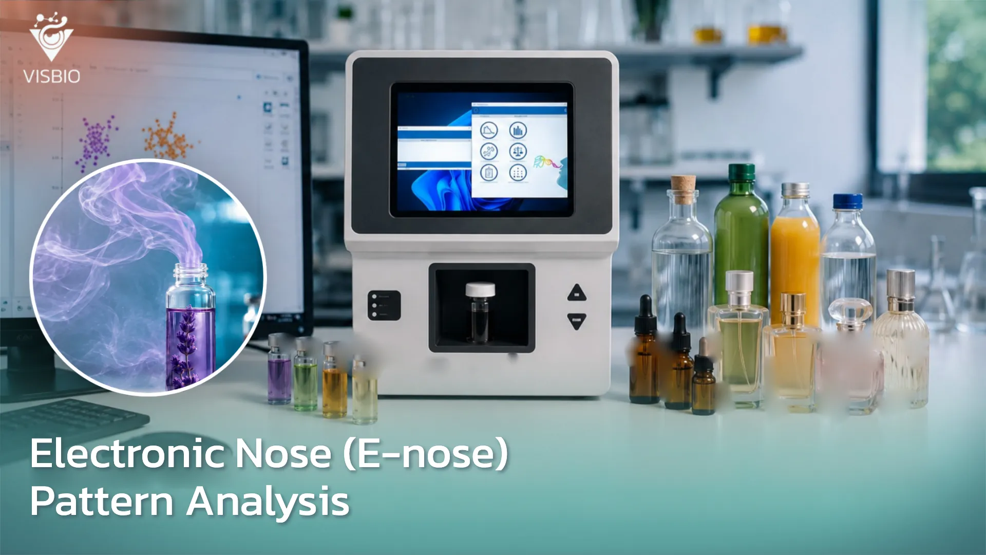 บริการวิเคราะห์รูปแบบกลิ่นด้วยจมูกอิเล็กทรอนิกส์ (Electronic Nose: E-nose) สำหรับเครื่องดื่ม น้ำมันหอมระเหย น้ำหอม และผลิตภัณฑ์ที่มีกลิ่นเป็นจุดขาย