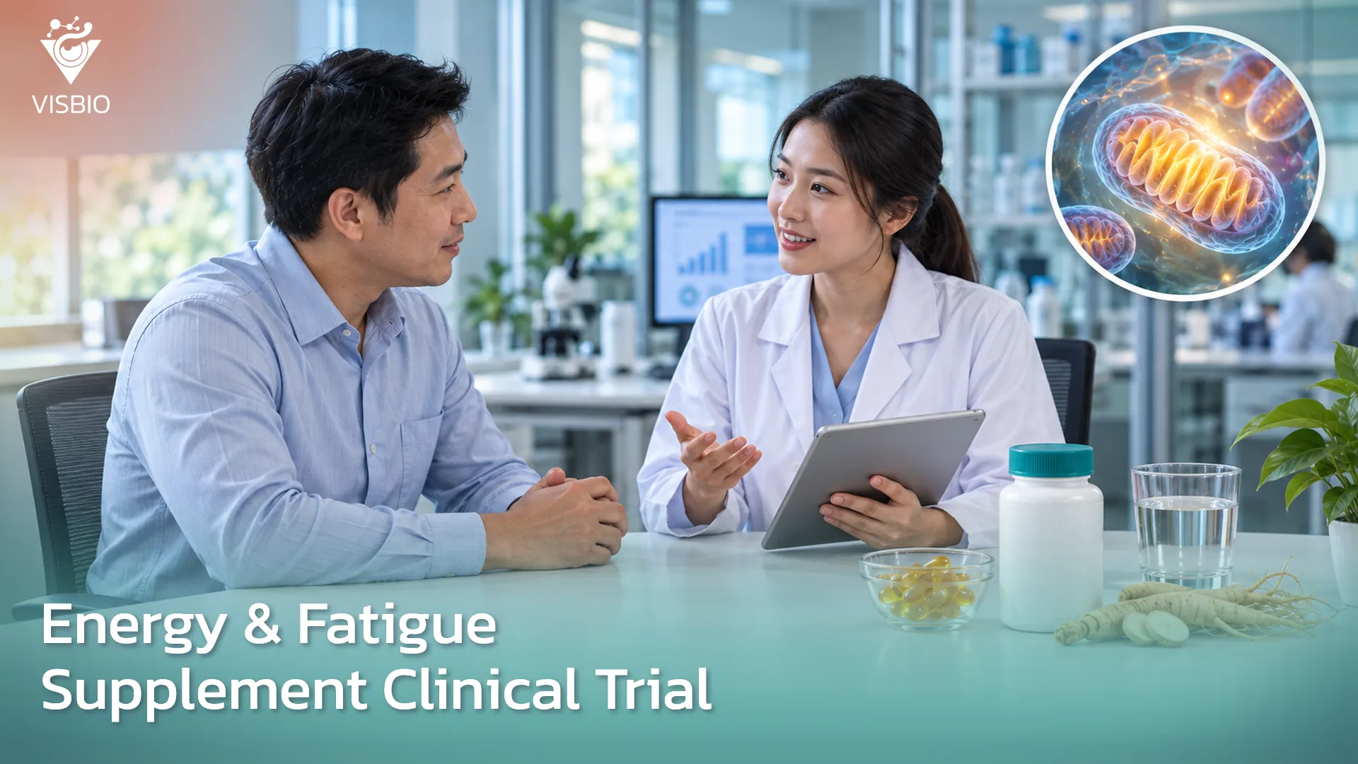 บริการทดสอบทางคลินิกอาหารเสริมเพิ่มพลังงานและลดความอ่อนเพลีย (Energy and Fatigue Supplement Clinical Trial)
