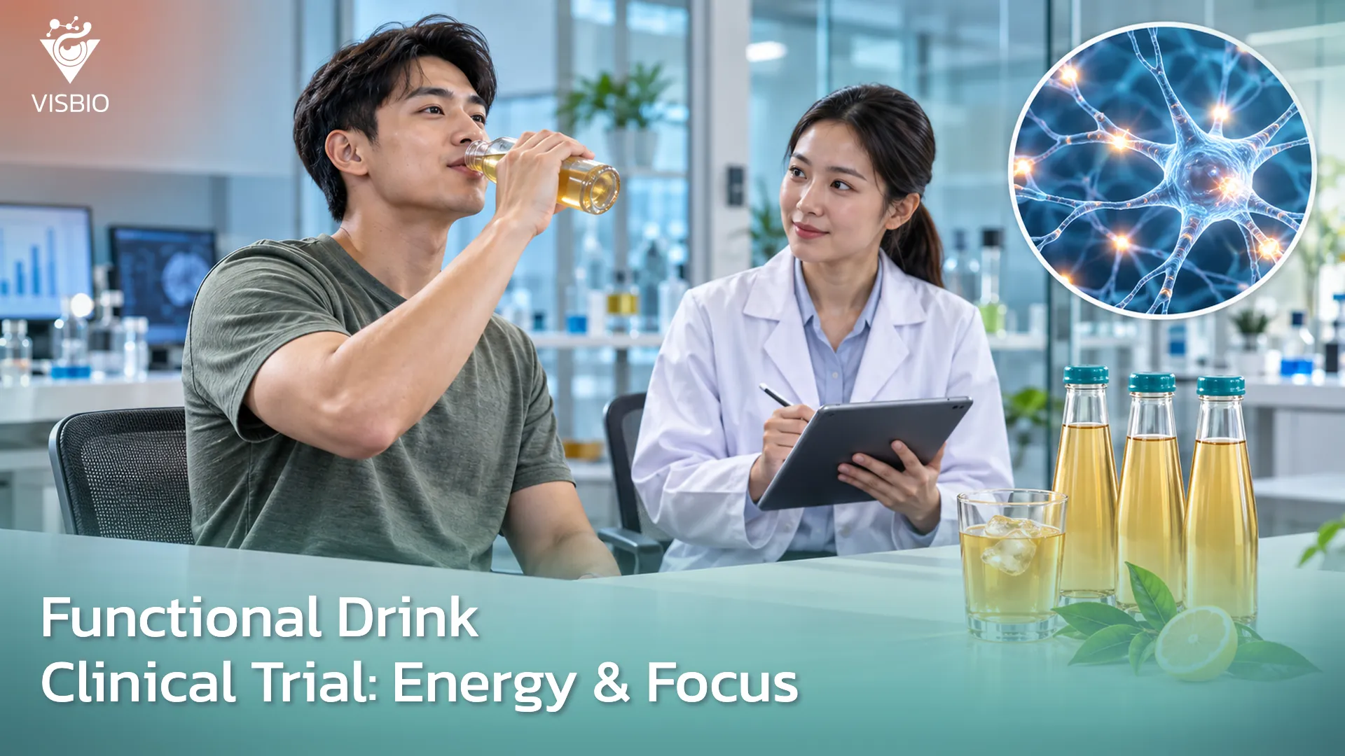 บริการวิจัยและทดสอบทางคลินิก Functional Drink พลังงานและสมาธิ (Functional Drink Energy and Focus Clinical Trial)