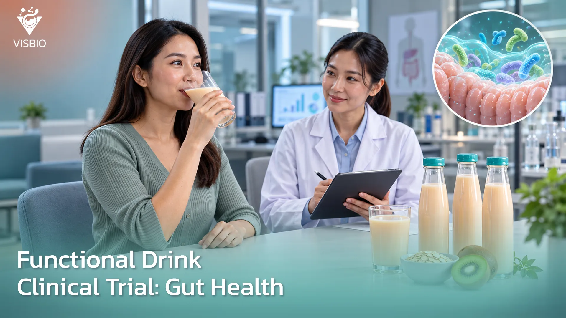 บริการวิจัยและทดสอบทางคลินิก Functional Drink สุขภาพลำไส้ (Functional Drink Gut Health Clinical Trial)