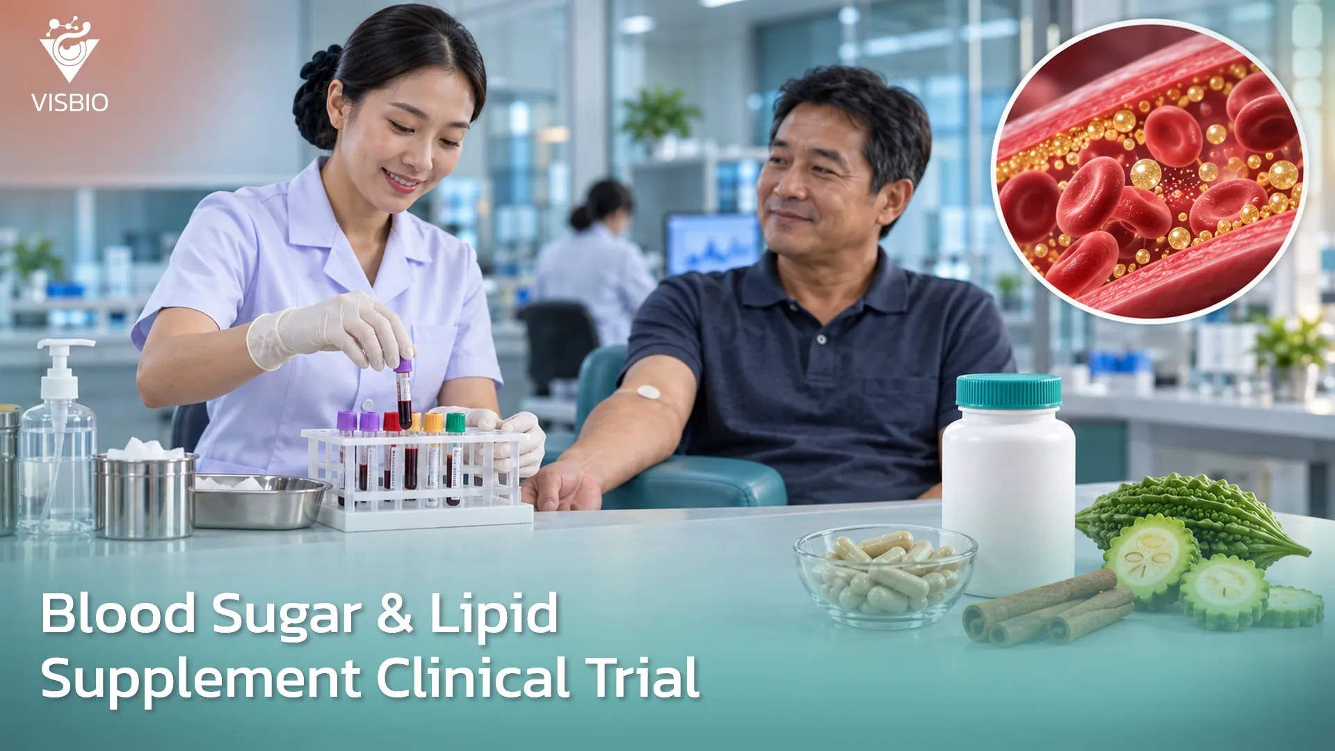 บริการทดสอบทางคลินิกผลิตภัณฑ์เสริมอาหารด้านน้ำตาลและไขมันในเลือด (Metabolic Health Supplement Clinical Trial)