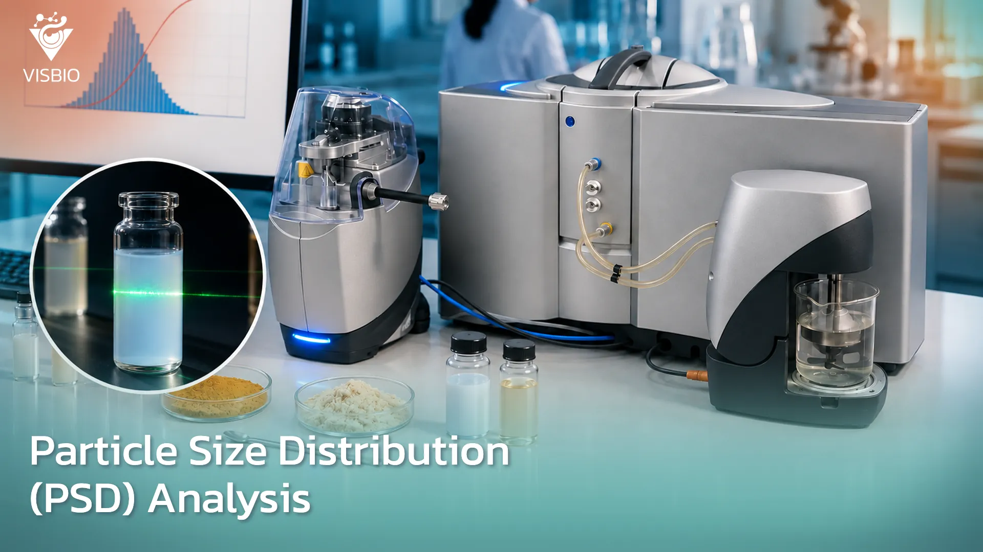 บริการวิเคราะห์การกระจายขนาดอนุภาค (Particle Size Distribution: PSD) สำหรับสารสกัดผง ผลิตภัณฑ์เสริมอาหารแบบผง อิมัลชัน และไลโปโซม