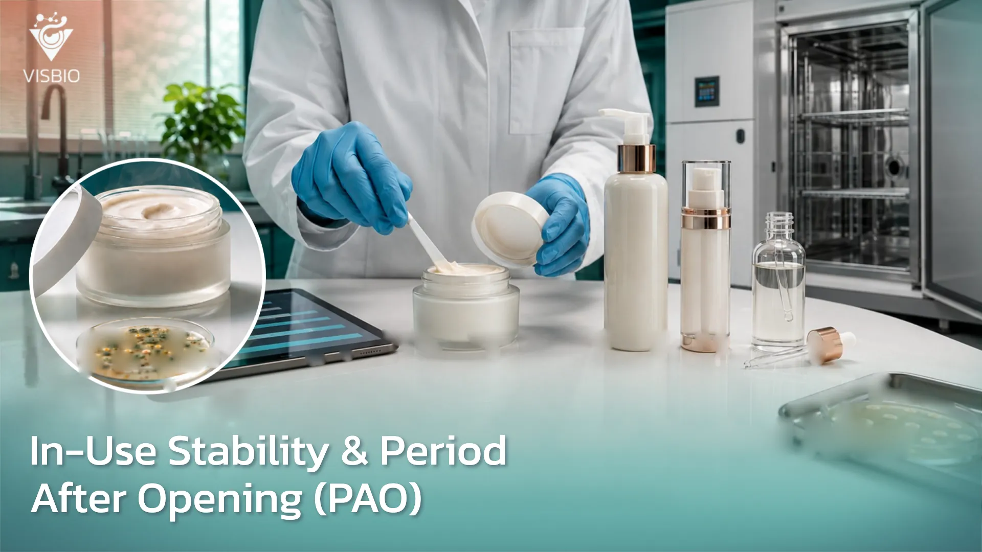In-Use Stability Testing to Set the Period After Opening (PAO) on Cosmetic Labels