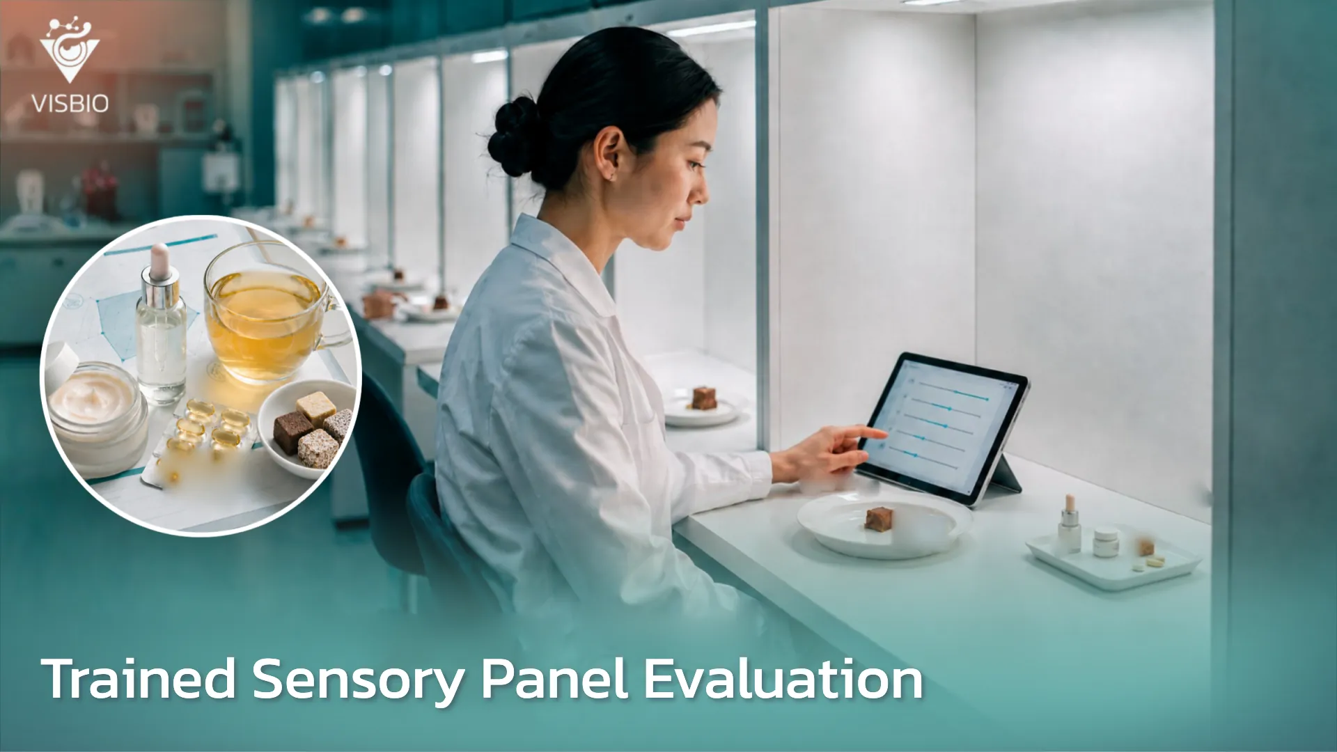 บริการประเมินทางประสาทสัมผัส (Sensory Evaluation) ด้วยผู้ทดสอบที่ผ่านการฝึก (Trained Sensory Panel)