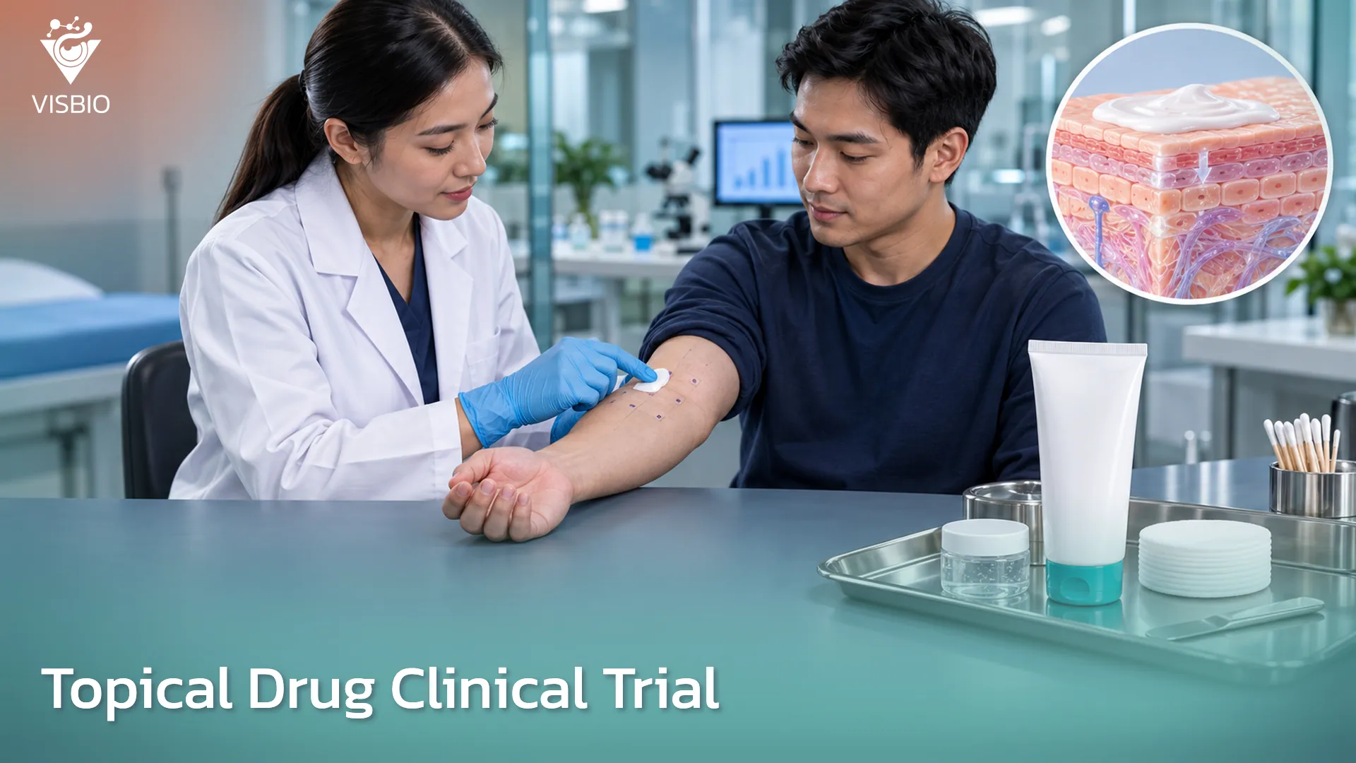บริการวิจัยและทดสอบทางคลินิกยาทาภายนอก (Topical Drug Clinical Trial)